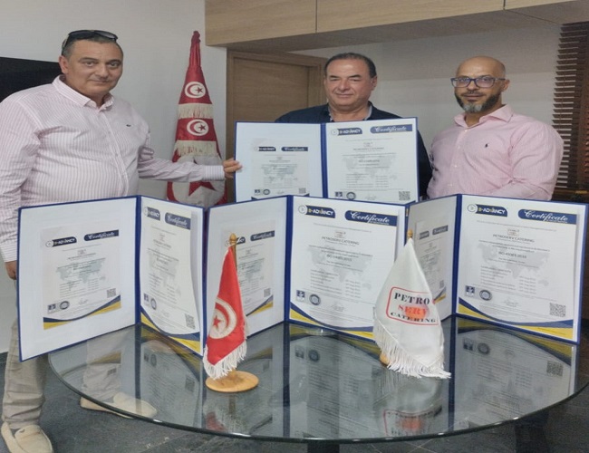 Certification PETRO SERV Catering Certification Ceremony